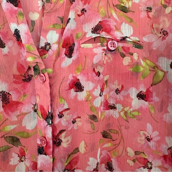 Kut from the Kloth Floral Sheer Blouse - Picture 4 of 5
